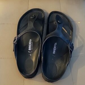 Birkenstock rubber Sandal w10 Black